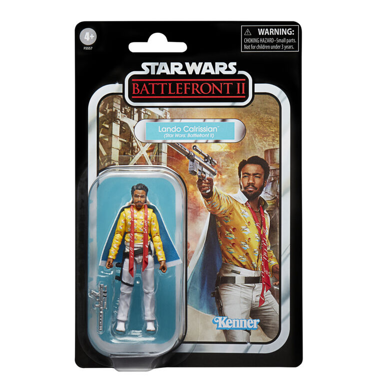Star Wars The Vintage Collection Gaming Greats figurine Lando Calrissian de 9,5 cm (Star Wars  Battlefront II) inspirée du jeu vidéo