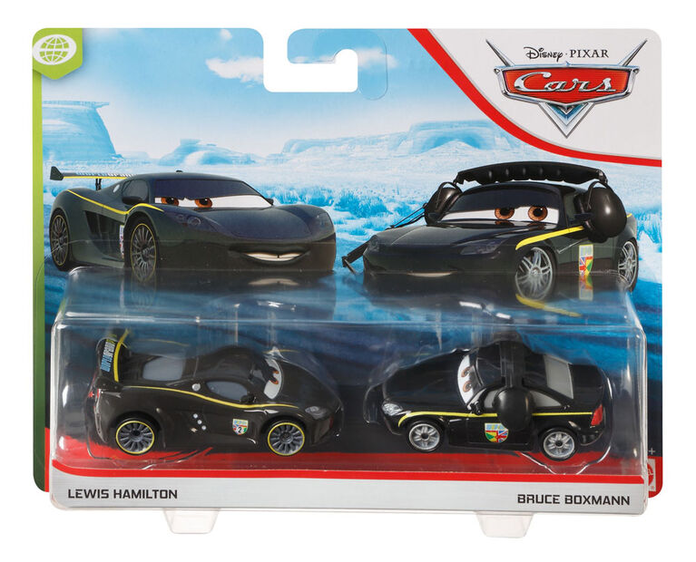 Disney Pixar Cars Lewis Hamilton and Bruce Boxmann 2-Pack