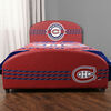 Nemcor - Twin NHL Montreal Canadiens Upholstered Bed Frame