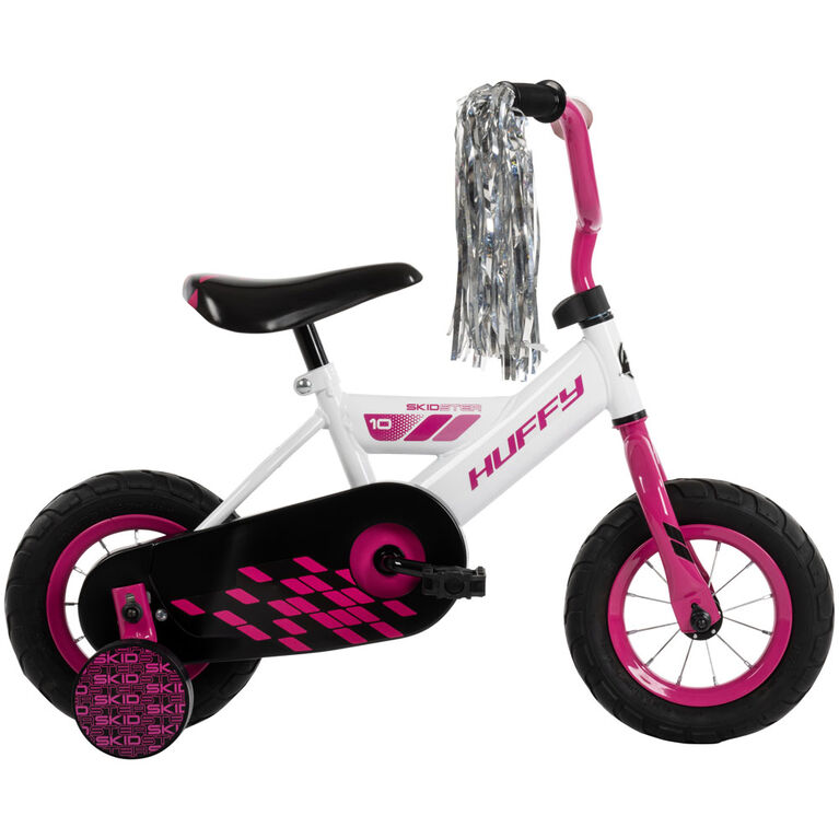 Huffy Skidster 10-inch Bike, Pink and White - R Exclusive