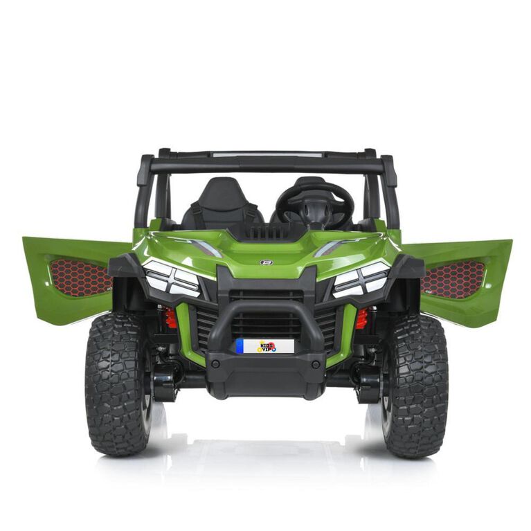 KIDSVIP 2-Seater 24V Adventure Buggy Kids' 4X4 Ride-On UTV w/ RC - Green