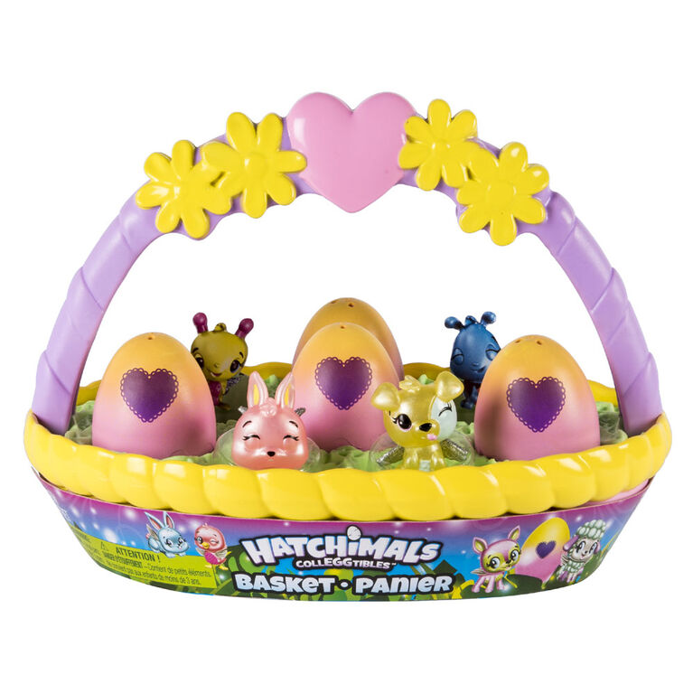Hatchimals CollEGGtibles - Spring Basket with 6 Hatchimals CollEGGtibles