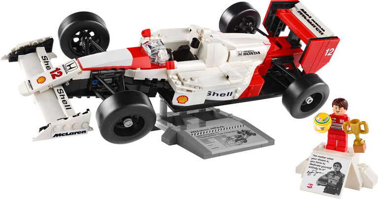 LEGO Icons McLaren MP4/4 & Ayrton Senna Model Race Car for Adults 10330