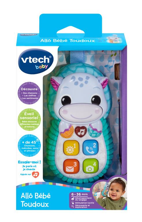VTech Baby Hello, Hippo! Soft Phone - French Edition