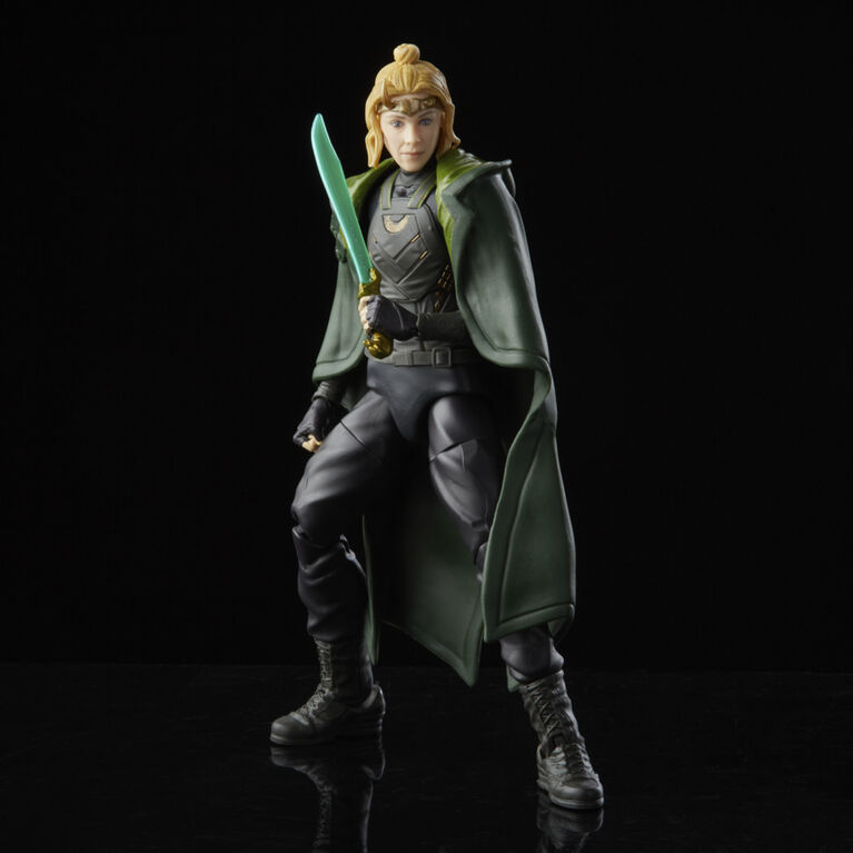 Marvel Legends Series 6-inch Scale Action Figure Toy Marvel's Sylvie and 1 Build-a-Figure Part