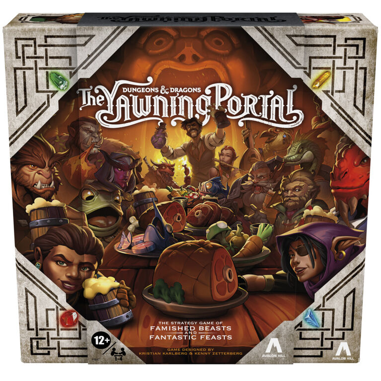 Dungeons and Dragons:The Yawning Portal, jeu de stratégie DandD pour 1 à 4 joueurs, jeu de plateau DandD pour la famille