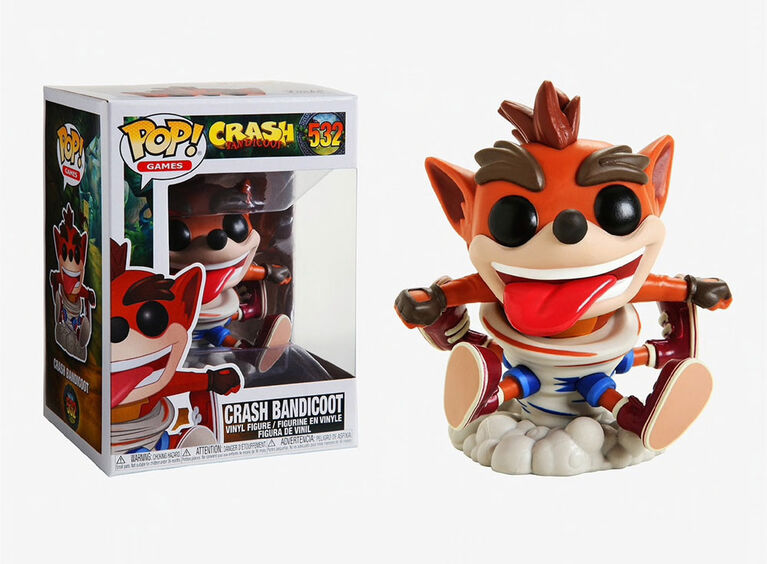 Figurine en Vinyle Crash Bandicoot par Funko POP! Crash Bandicoot