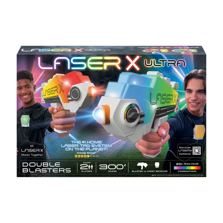 Jouet Pistolet Laser-X - double évolution pour enfants