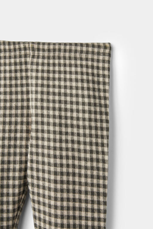 Legging Bross&eacute; Gris Carreaux 4-5Y
