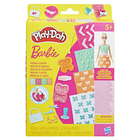 Play-Doh Barbie Perles et noeuds, recharges pour coffret de pâte à modeler