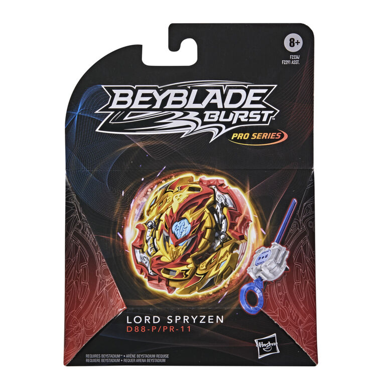 Beyblade Burst Pro Series, Trousse de départ toupie de Lord Spryzen de type équilibre et lanceur