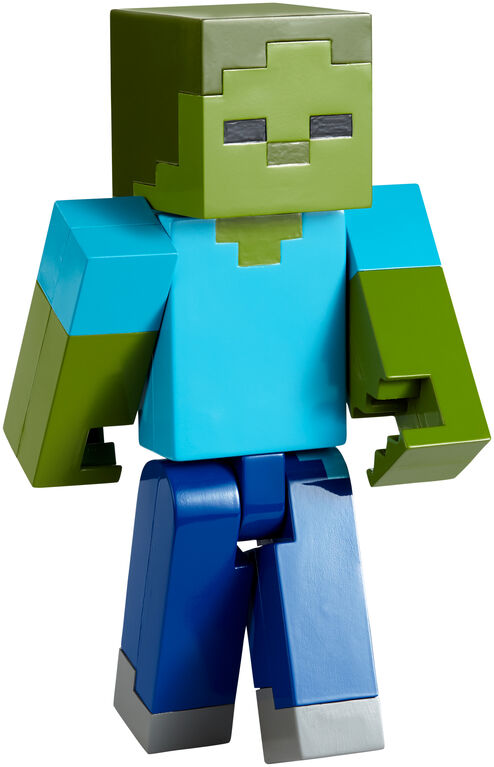 Minecraft - Figurine articulée à grande échelle de 21,6 cm (8,5 po) - Zombie.