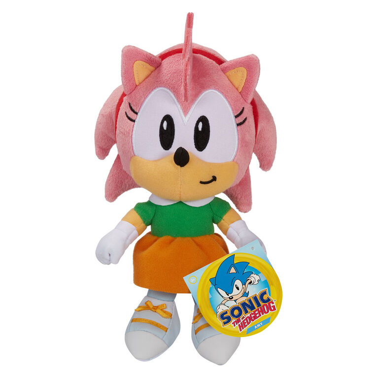 Great Eastern Sonic The Hedgehog: Amy Rose in Red Dress Plush 