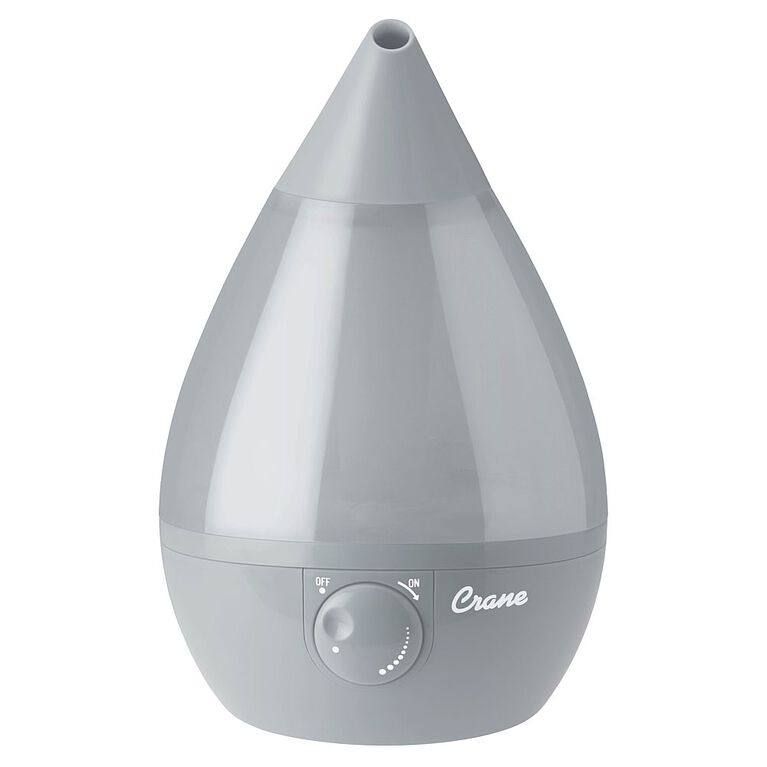Crane Teardrop Ultrasonic Cool Mist Humidifier - Slate