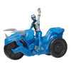 Power Rangers Dino Fury Rip N Go Tricera Battle Rider and Dino Fury Blue Ranger