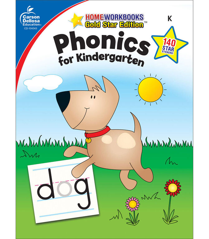 Phonics for Kindergarten, Grade K - Édition anglaise