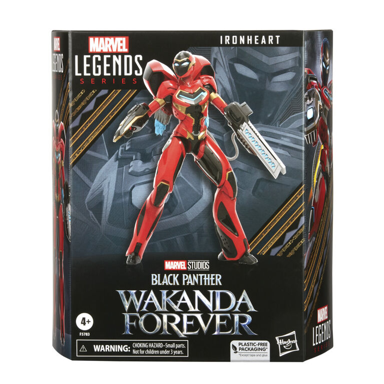 Marvel Legends Series Black Panther : Wakanda Forever, figurine articulée Ironheart de 15 cm MCU avec 8 accessoires