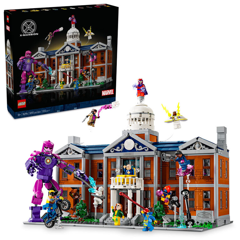 LEGO Marvel X-Men The X-Mansion Building Set - Marvel Collectibles DIY Craft Kit for Adults - 76294