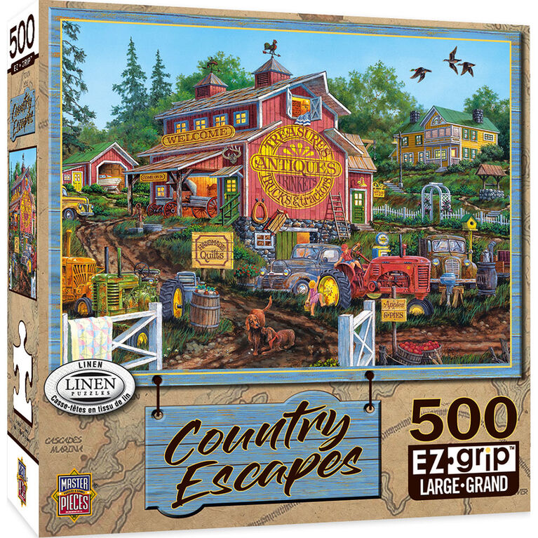 Country Escapes 550 Piece Linen Jigsaw Puzzle - Édition anglaise