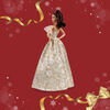 Barbie Signature 2025 Holiday Barbie Fashion Doll, Seasonal Collector, Light Brown Hair with Silver & Gold Gown