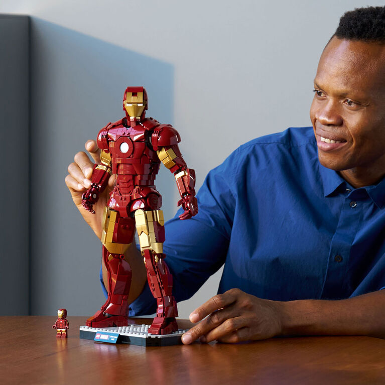 LEGO Marvel Iron Man Mark 3 Collectors' Edition Building Set for Adults, Ages 18+ - 76344