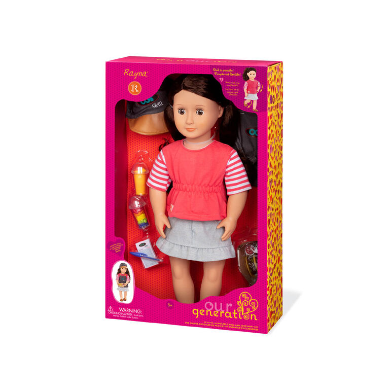 Our Generation, Rayna, 18-inch Posable Food Truck Doll