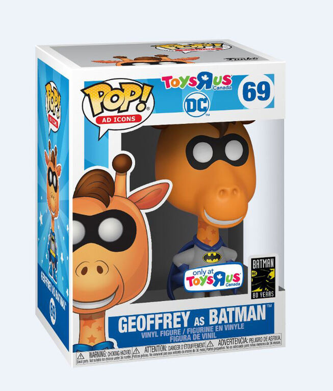 Figurine en vinyle Geoffrey Batman par Funko POP! Notre exclusivité