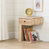 Sweedi 1-Drawer Nightstand Natural Wood