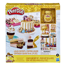 Play-Doh collection dorée, jeu Pâtisseries dorées - Notre exclusivité
