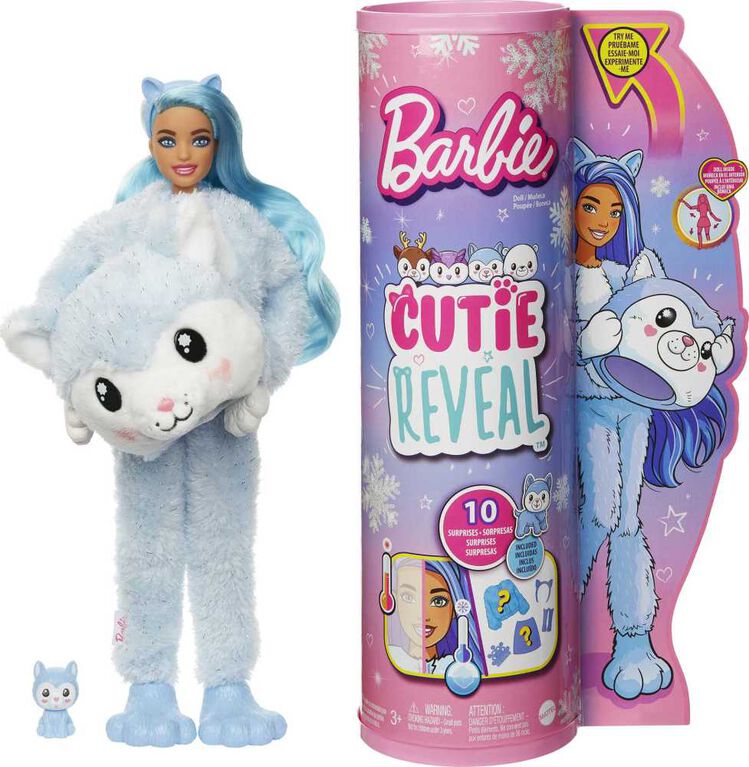 Barbie Cutie Reveal Snowflake Sparkle Doll