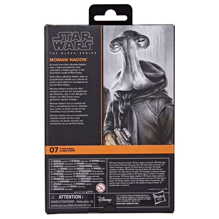 Star Wars The Black Series Momaw Nadon Star Wars: A New Hope Deluxe 6 Inch Action Figure