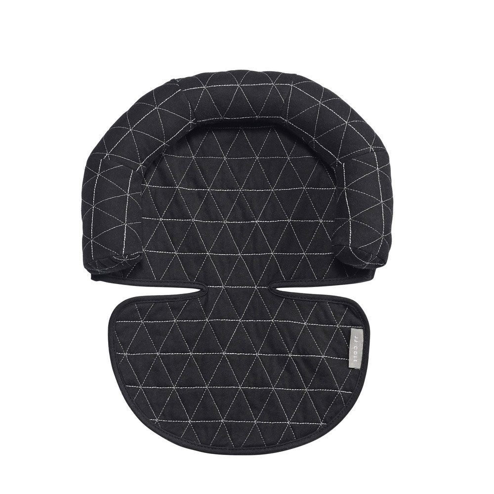 Black infant car online seat head support
