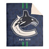 NHL Vancouver Canucks Sherpa Throw, 50" x 60"
