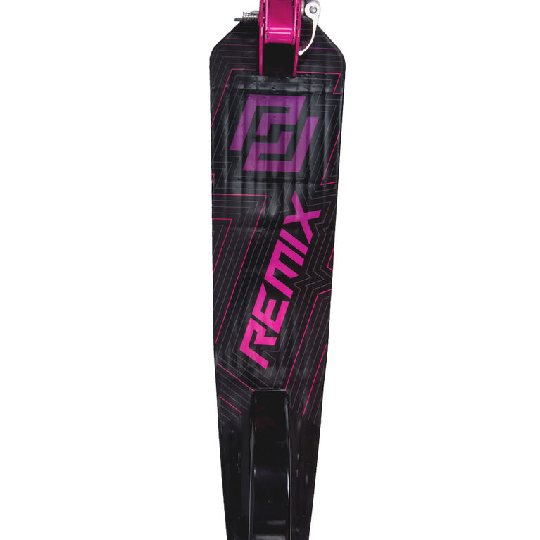 Huffy Remix Folding 200mm Scooter, Pink and Purple