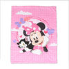 Ensemble de 3 pièces de literie Minnie Mouse de Disney pour lit de tout-petit avec couette réversible, drap-housse et taie d'oreiller par Nemcor