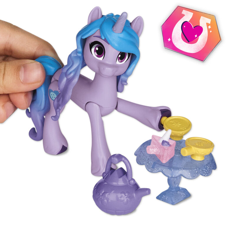 My Little Pony: Make Your Mark Toy Unicorn Tea Party Izzy Moonbow - Hoof to Heart Pony, 20 Accessories and Story Scene - R Exclusive