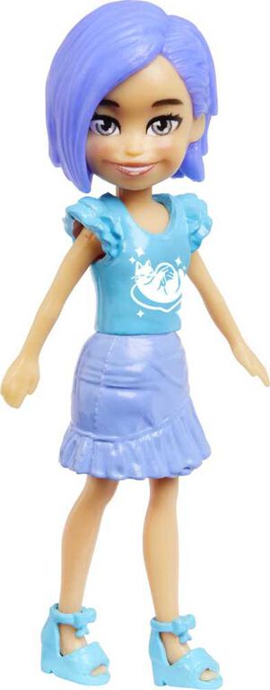 Polly Pocket Style Spinner Fashion Closet Playset with Bella Doll