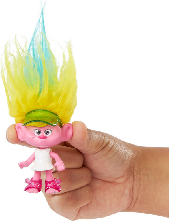 DreamWorks Trolls Band Together Hair Pops Viva Small Doll and Accessories, Toys Inspired by the Movie