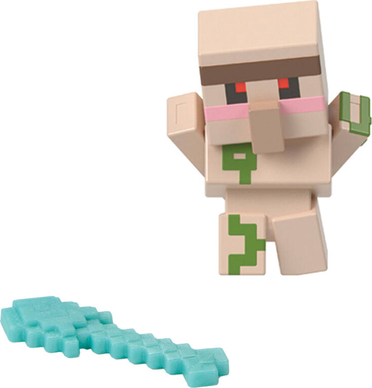 Minecraft Mini Mode Mining Action Figures with Reveal, Accessory & Moldable Sand (Characters May Vary)