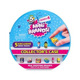 Zuru 5 Surprise Mini Brands Series 4 Collectors Case with 5 Exclusive Minis (Styles May Vary)
