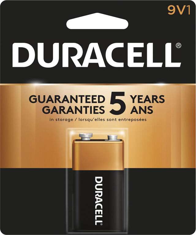 Duracell CopperTop 9V Alkaline Batteries - 1 count
