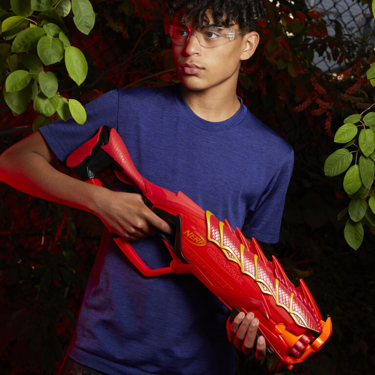 Nerf DragonPower Emberstrike Blaster, Inspired by Dungeons and Dragons - R Exclusive