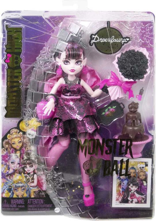 Monster High - Bal des Monstres - Draculaura, robe de soirée, acc.