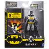 BATMAN, 4-Inch Rebirth Tactical BATMAN Action Figure with 3 Mystery Accessories, Mission 1