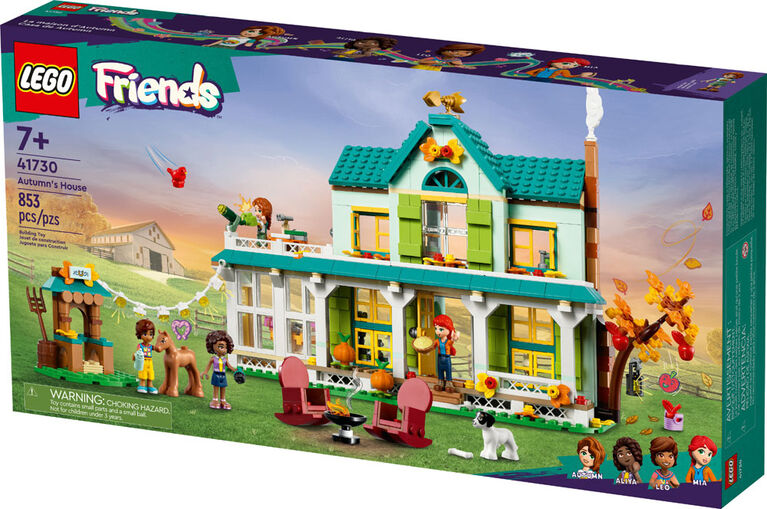 LEGO Friends Autumn's House 41730 Building Toy Set (853 Pieces)