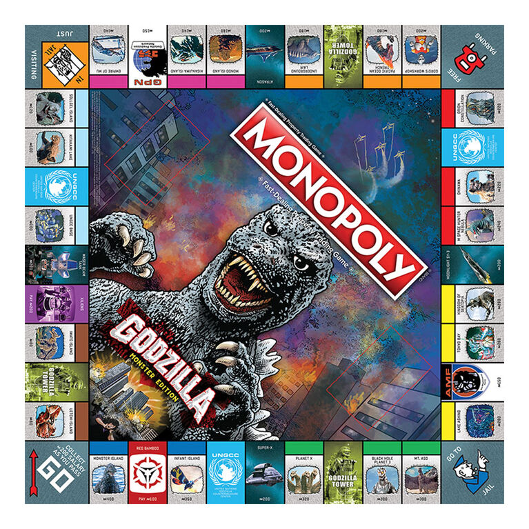 MONOPOLY: Godzilla Board Game - English Edition