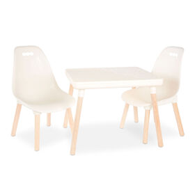 B. toys Kid Century Modern : Chaises et table - Ivoire Meubles pour enfants