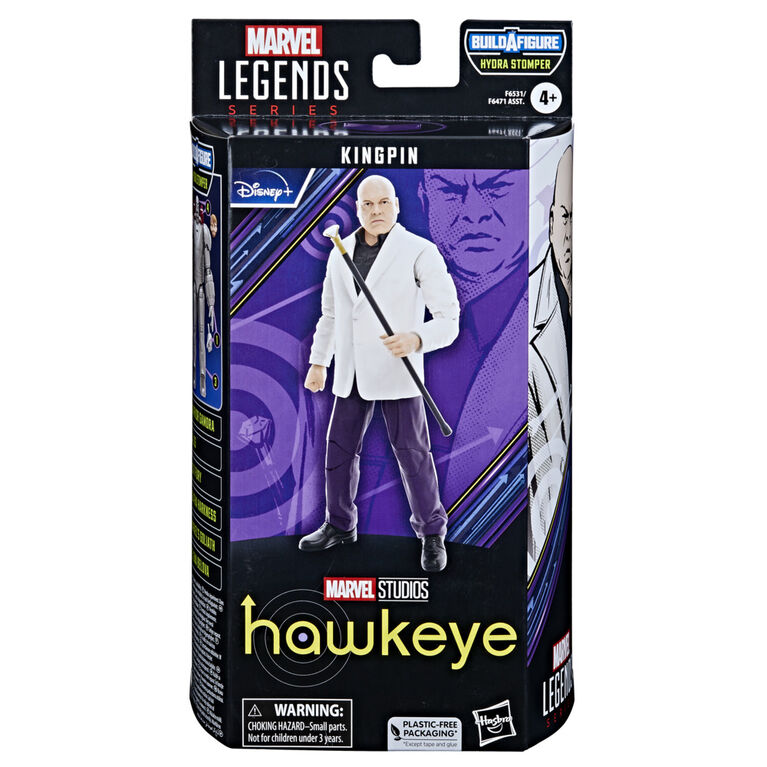 Hasbro Marvel Legends Series Kingpin, Hawkeye Marvel Legends Action Figures, 6 Inch