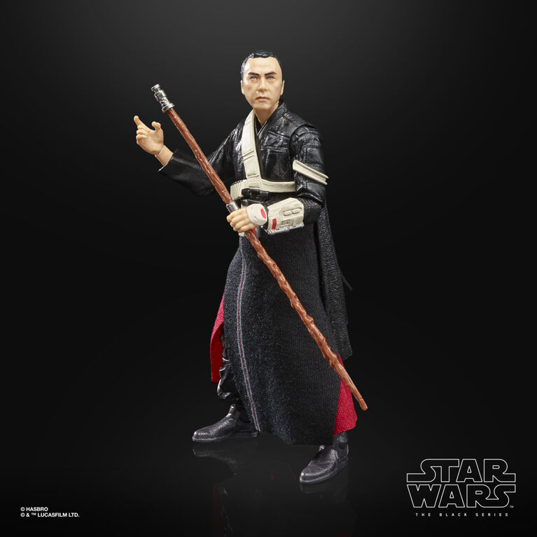Star Wars The Black Series Chirrut Îmwe 6-Inch-Scale Rogue One: A Star Wars Story Collectible Action Figure