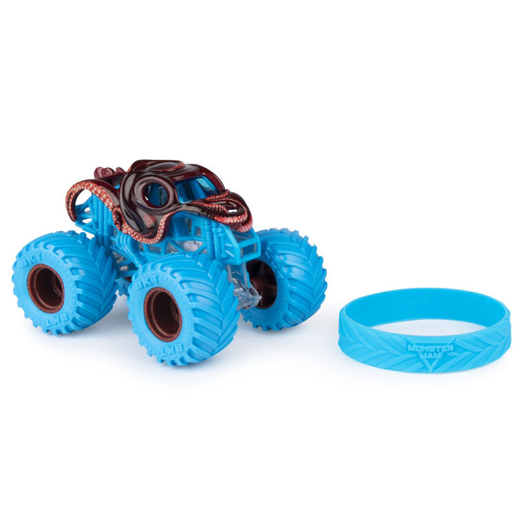 Monster Jam, Official Octon8er Monster Truck, Die-Cast Vehicle, Nitro Neon Series, 1:64 Scale